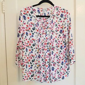 Paraphrase Women's size Small 3/4-sleeved tunic blouse